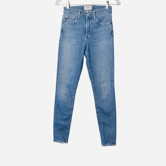 AGOLDE Sophie Skinny Jeans Womens 24 Distressed Mid Rise Stretch Lyocell - Picture 7 of 13